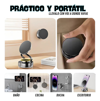 SOPORTE CELULAR GIRATORIO PARA AUTOS, OFICINAS