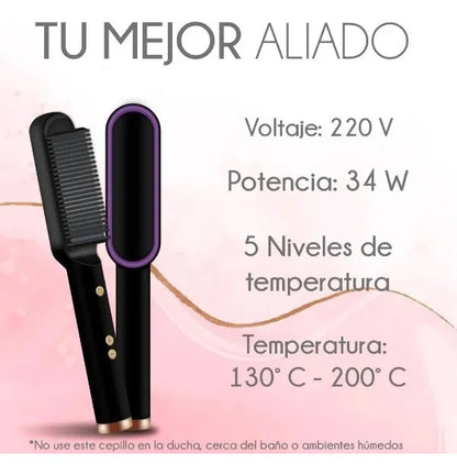 Cepillo alisador de pelo