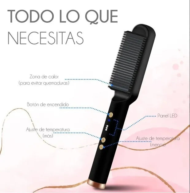 Cepillo alisador de pelo