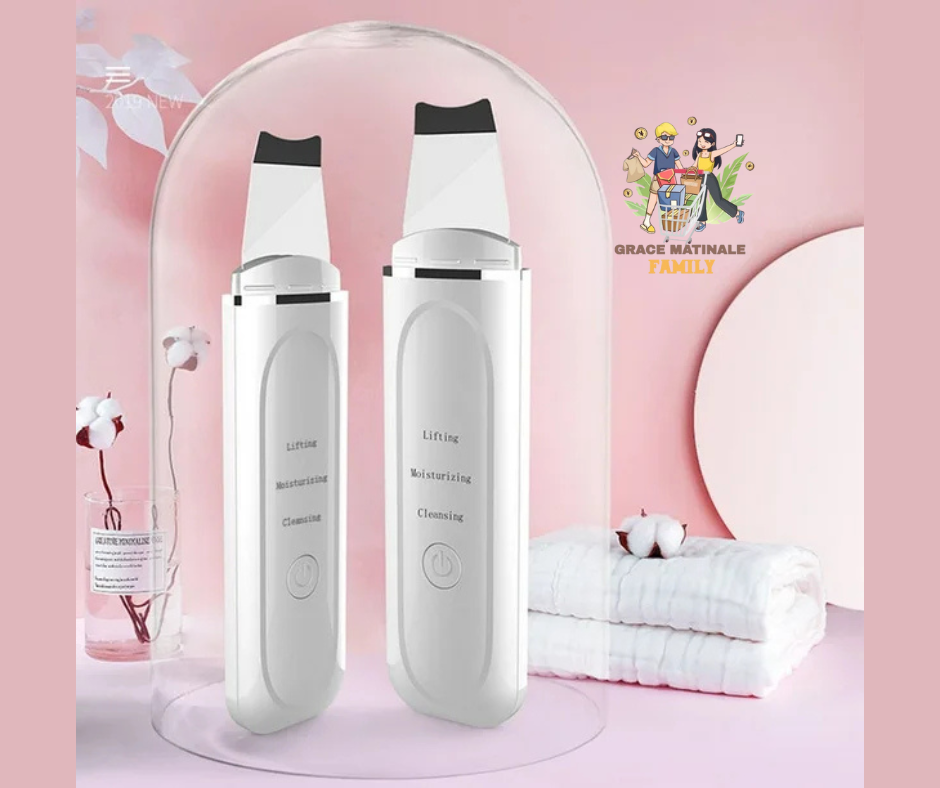Espátula Facial Ultrasonica 3‑en‑1
