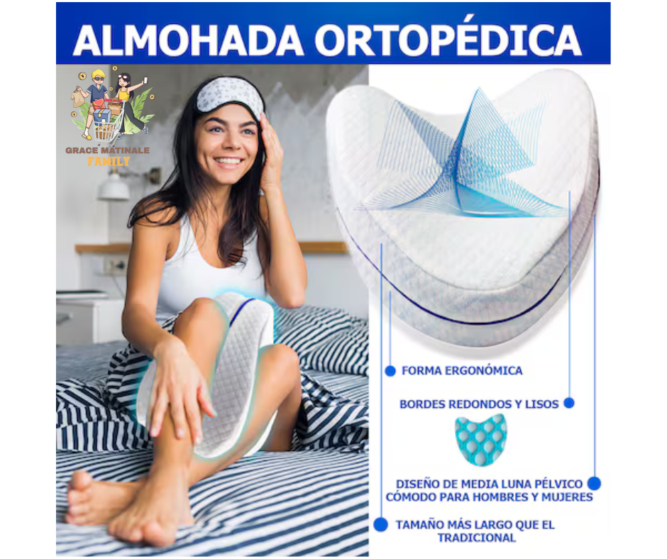 Almohada Ortopédica de Rodilla 3D Para Piernas