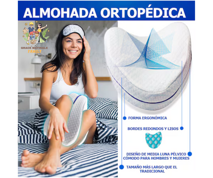 Almohada Ortopédica de Rodilla 3D Para Piernas